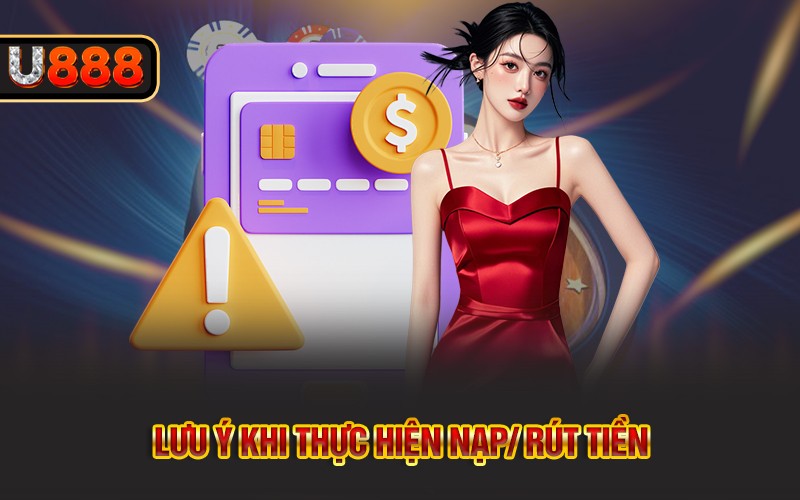 Lưu ý khi thực hiện nạp/ rút tiền